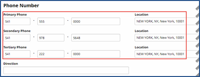 Associating a Phone Number with an Address